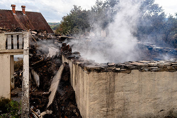Professional Fire Damage Repair technician working in Bensalem, PA